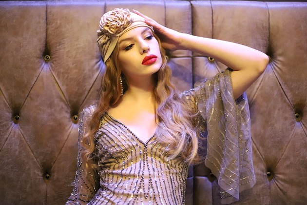 turban turkusowy YOKOdesign