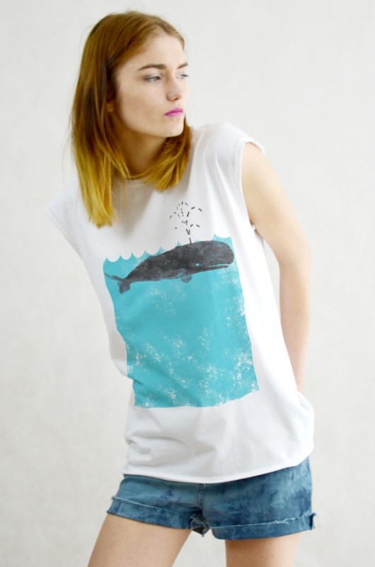 WHALE TOP Oversize T-shirt GAU great as You