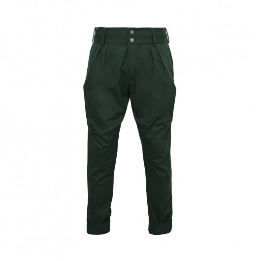 Spodnie bufki zielone Madox design