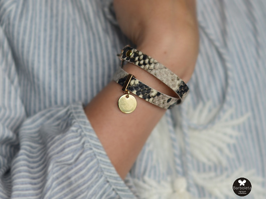 lea snake gold ring barboleta