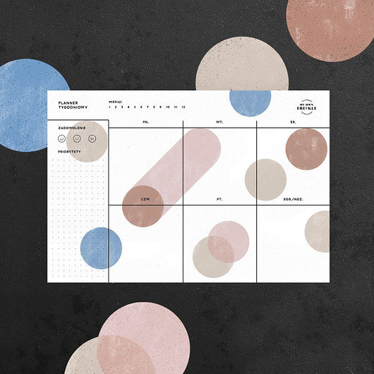 kalendarze i plannery Planner na biurko FORM planer biurkowy WYPRZEDAŻ, OSTATNIE SZTUKI