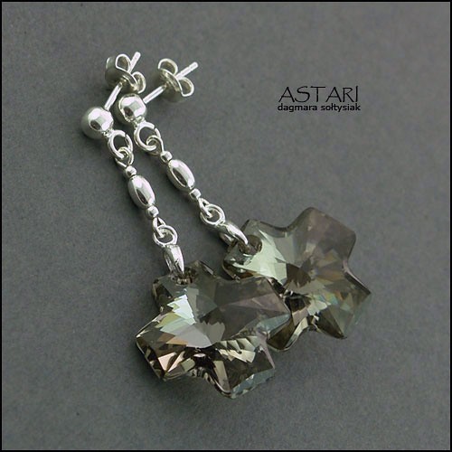 kryształ SWAROVSKI CROSS - SILVER Astari