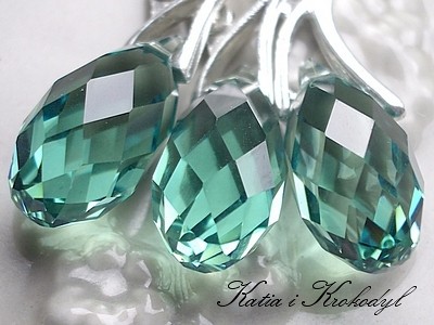 kryształ SWAROVSKI BRIOLETY ERINITE KPL Katia i krokodyl