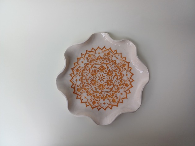 patery i talerze Talerz Ceramiczny Mandala 1