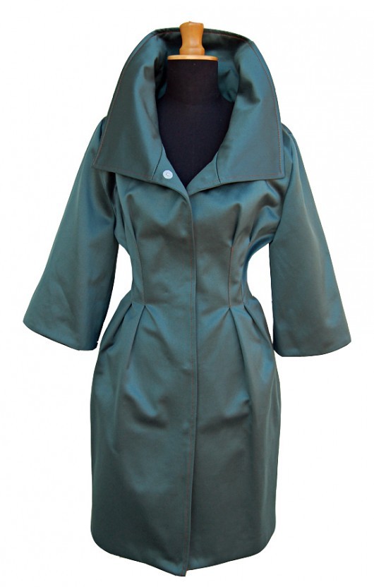 Gorgeous Spring Coat Morski zam. indywid Kasia Zapała