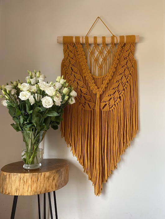 makramy Makrama na ścianę  w stylu boho