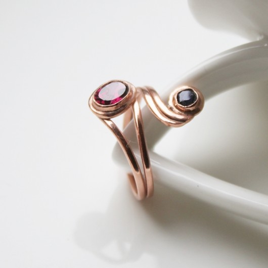 Sparkle'n'Soft - z Granatem i Iolitem Studio Angel