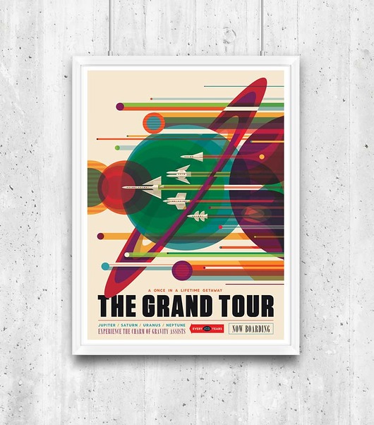 The Grand Tour - vintage plakat minimalmill