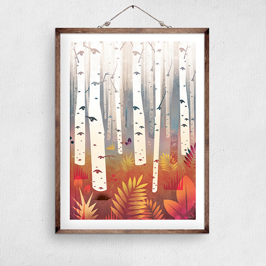 plakaty Plakat BRZOZY A3