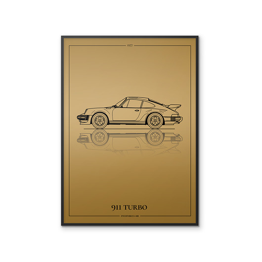 Plakat Motoryzacja - 911 Turbo Peszkowski Graphic