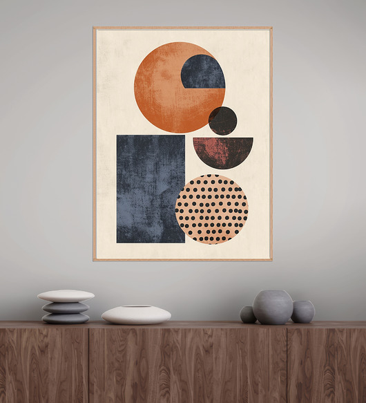plakaty Geometria natury - Plakat, druk - Minimalizm, Boho, Loft #67