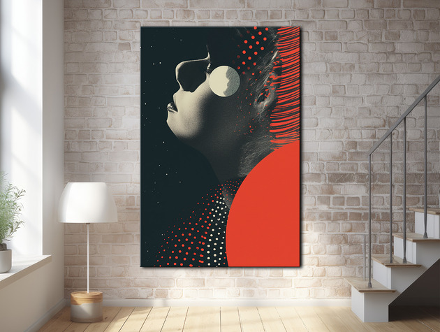plakaty Pył księżycowy - Plakat - Druk - Kolaż, Abstrakcja, Surrealizm, Loft #7
