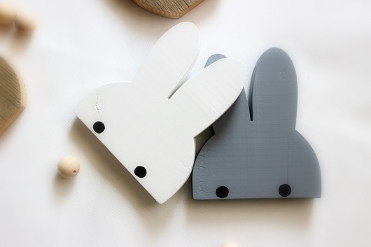 Królik biały  Little Wood Bunny