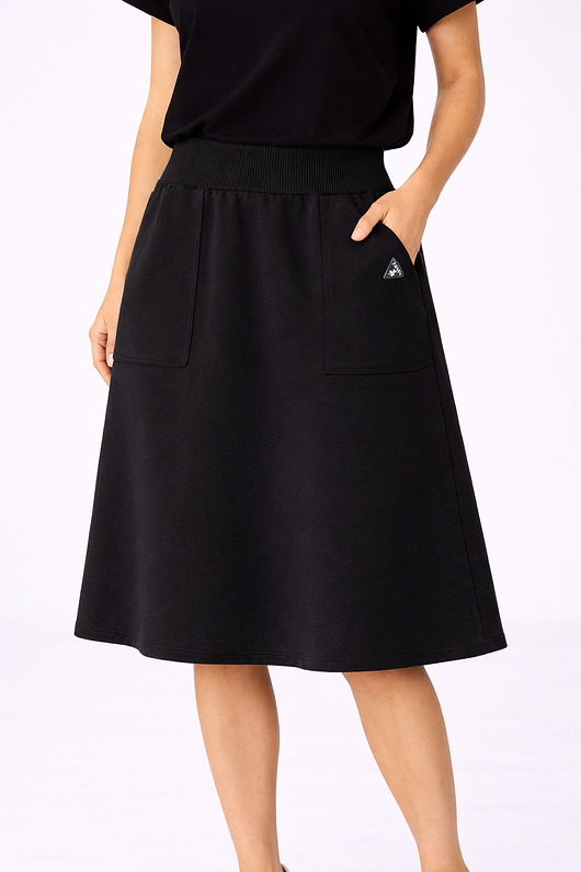 spódnice midi Spódnica Trapezowa  ,,NOEL"  Czarny