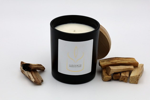 świeczniki i świece Ręcznie robiona świeca sojowa zapachowa 170g Duchowy Spokój 