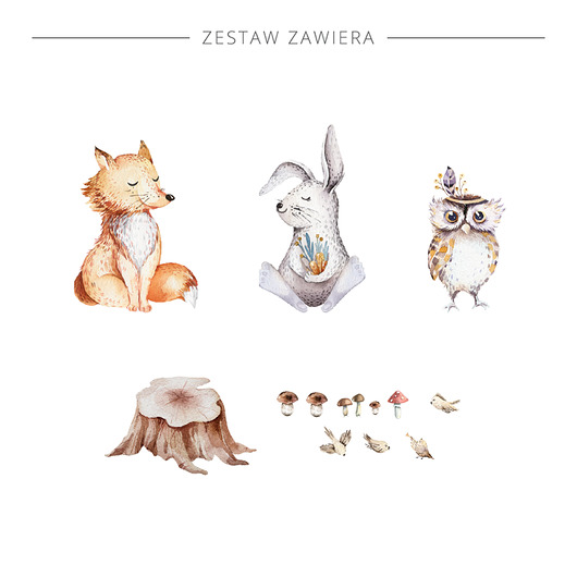 LIS ZAJĄC SOWA DK318 Yoko Design
