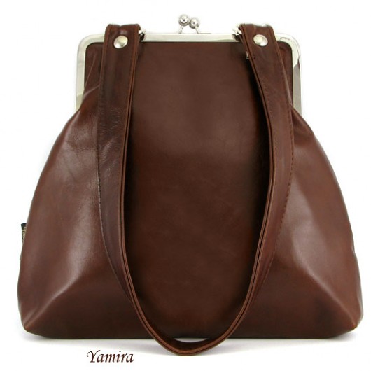 Torebka XL :: chocolate leather :: yamira