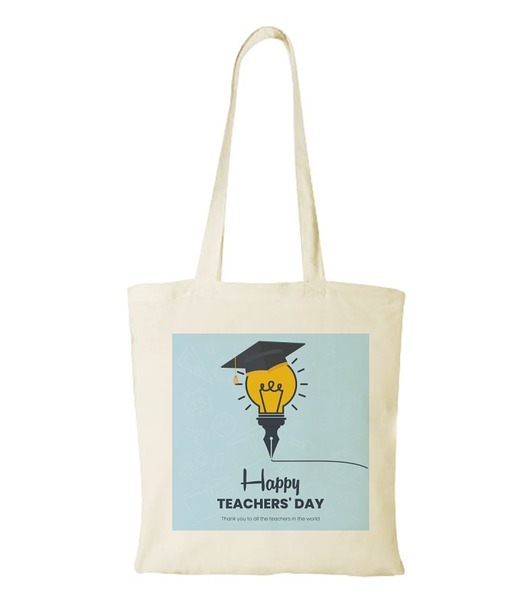 torby na zakupy Torba bawełniana "Happy Teacher's day"