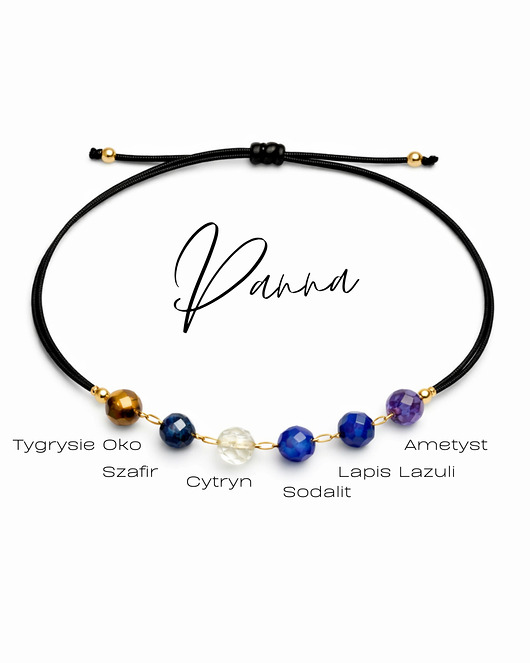bransoletki na sznurku ZODIAK, Bransoletka Glam, Panna