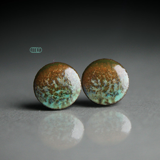 Melonowe 11mm/stal chirurgiczna/ Magda Łysiak