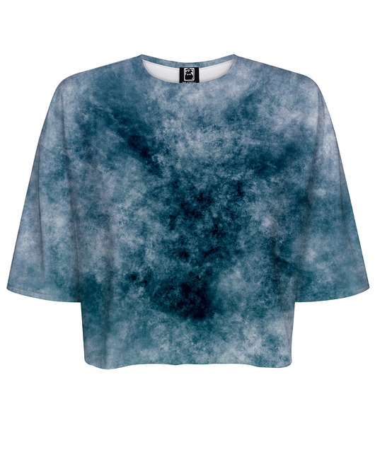 t-shirt damskie DR.CROW T-shirt Krótki CROP Gray Background