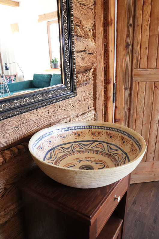 umywalki Umywalka Ceramiczna Nablatowa 'Hafty