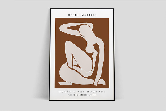 Henri Matisse  inspiracja, plakat wystawowy Pas De LArt