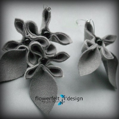 Szlachetne szarości FlowerFelt Design