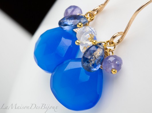 Royal Blue kolczyki OLANDRE
