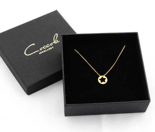 Złoty naszyjnik z gwiazdka Coccola JEWELLERY
