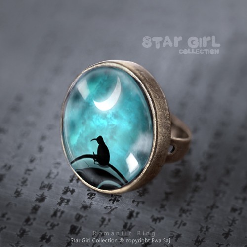 Star Girl collection -duży pierścień Ewa Saj Fotografie