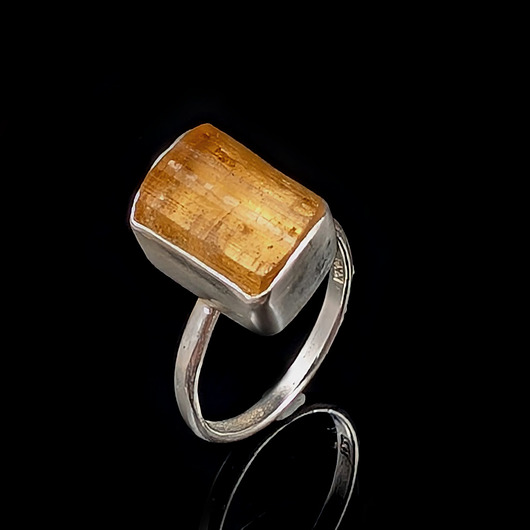 pierścionki srebrne Pierścionek Topaz imperial