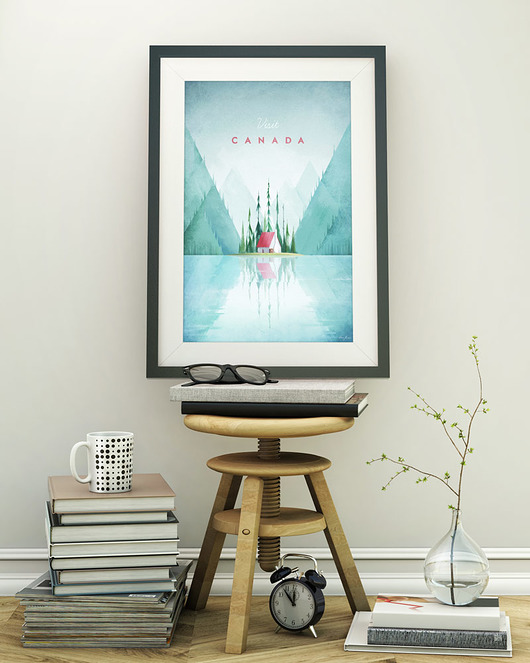 Kanada - vintage plakat 50x70 cm minimalmill