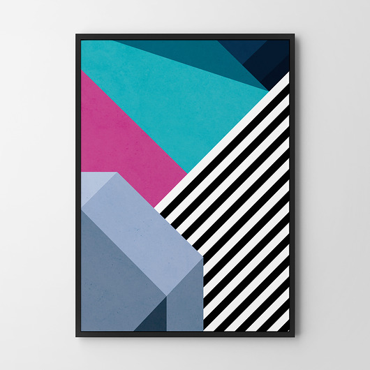 plakaty Plakat Abstrakcja geometryczna