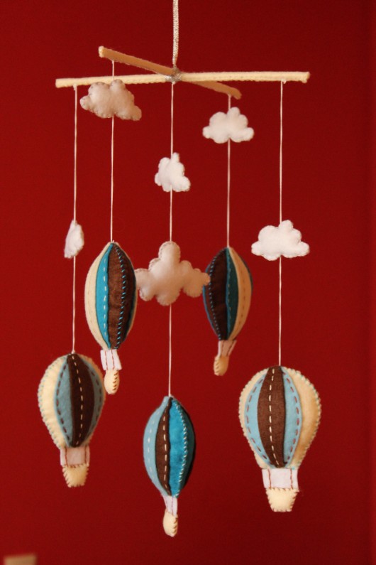 Girlanda Mobil Niebieskie Balony PocoLoco