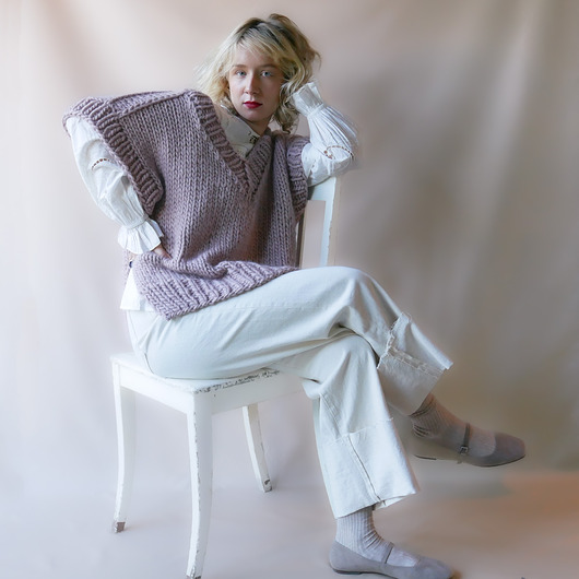 kamizelki damskie 100% Merino sweter kamizelka na drutach
