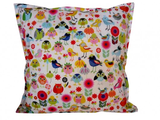 poduszki, poszewki - różne Małe ptaszki...