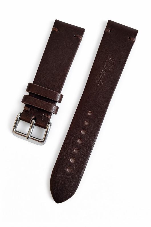 zegarki różne Pasek do zegarka  rozm: 20mm ciemno brązowy