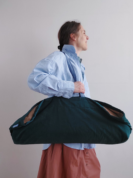 akcesoria do jogi Torba na joge ZERO WASTE patchwork sztruks MECH