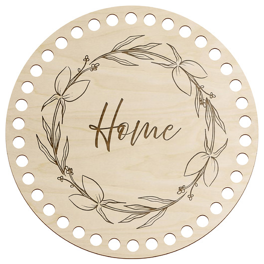 skrzynki, kufry i pudła Baza Okrągła 20cm do Koszyka Spód Dno Podstawa Drewniana do Szydełkowania