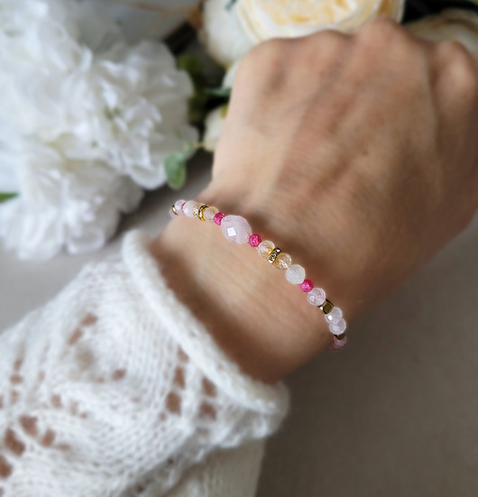 bransoletki z kamieni naturalnych MIŁOŚĆ- Bransoletka na miłość i obfitość