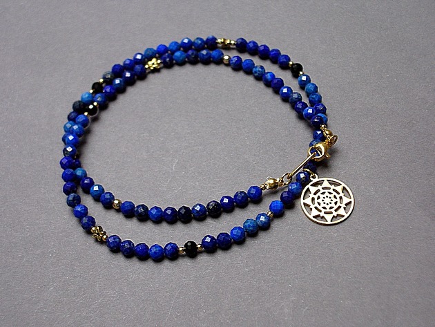 chokery Lapis lazuli /choker/ vol. 6 - Szlachetna kolekcja