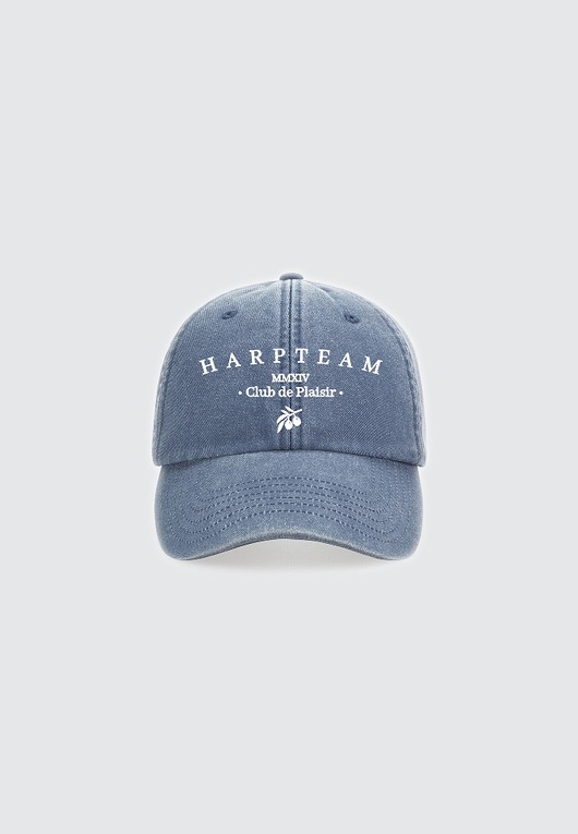 czapki damskie Czapka z daszkiem VINTAGE jeansowa