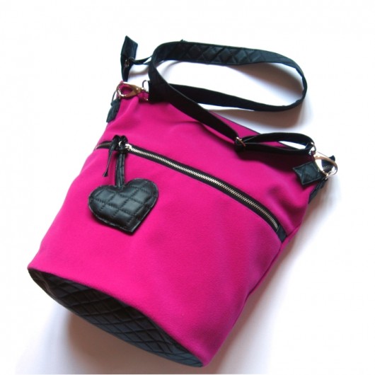 Fuchsia Hobo torebka sabi tatka
