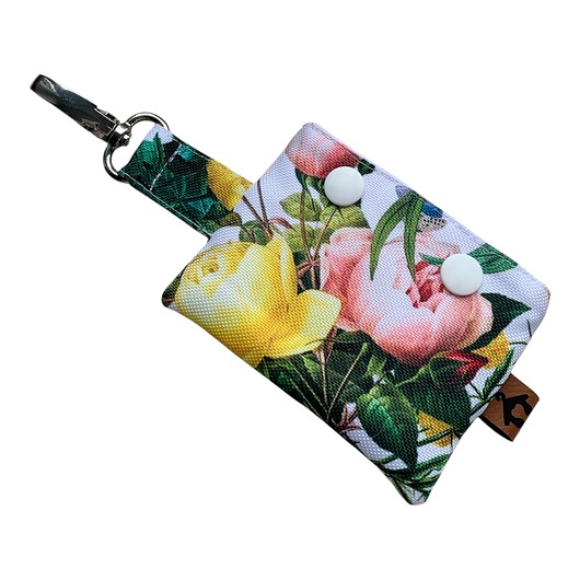 dla zwierząt różne Etui, dozownik na woreczki na psie odchody, kupoworki Żółta róża