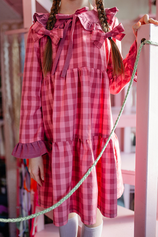 sukienki dla dziewczynki Sukienka rose vintage