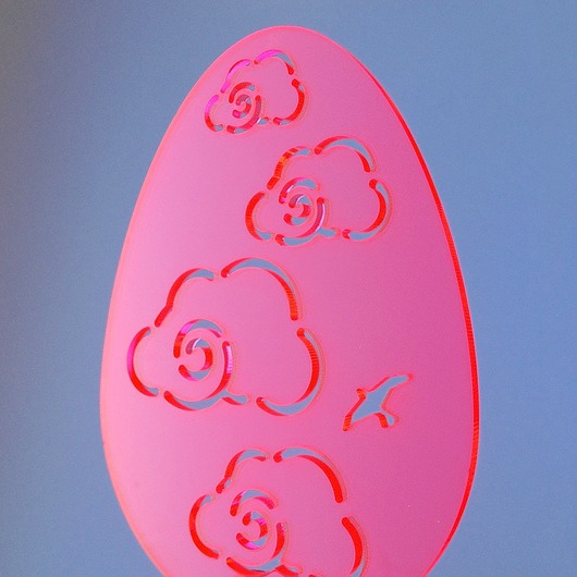 SPRING SKY red/trans/fluorescent/L YUKIKO