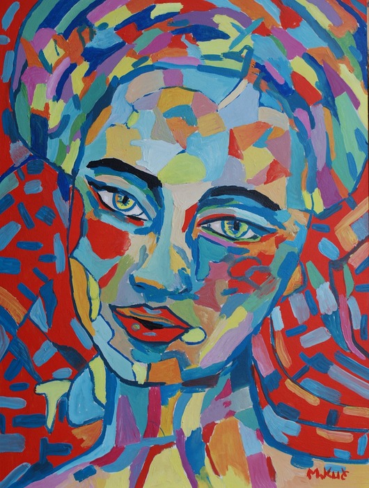 obrazy Obraz ręcznie malowany do salonu kubizm picasso style