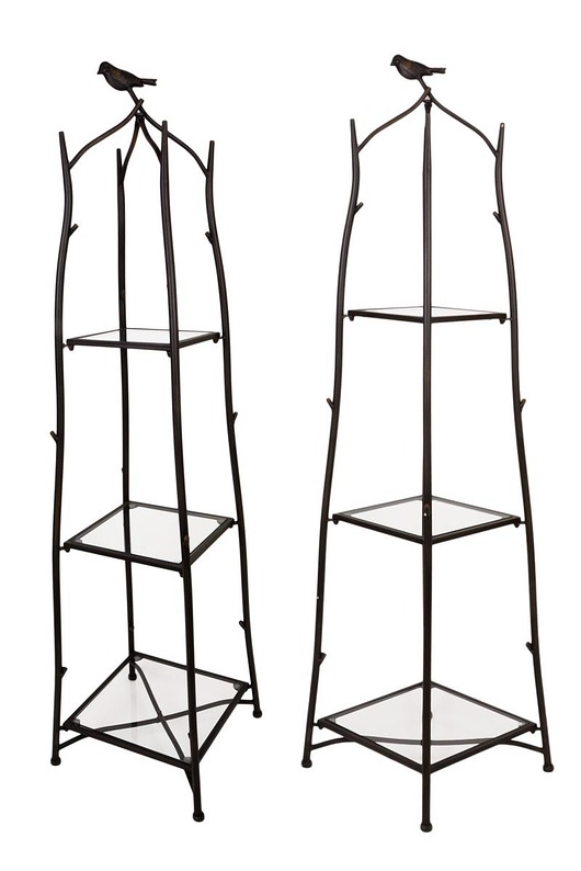 Półka dekoracyjna z gałęzi 134 cm, czarna Home Design