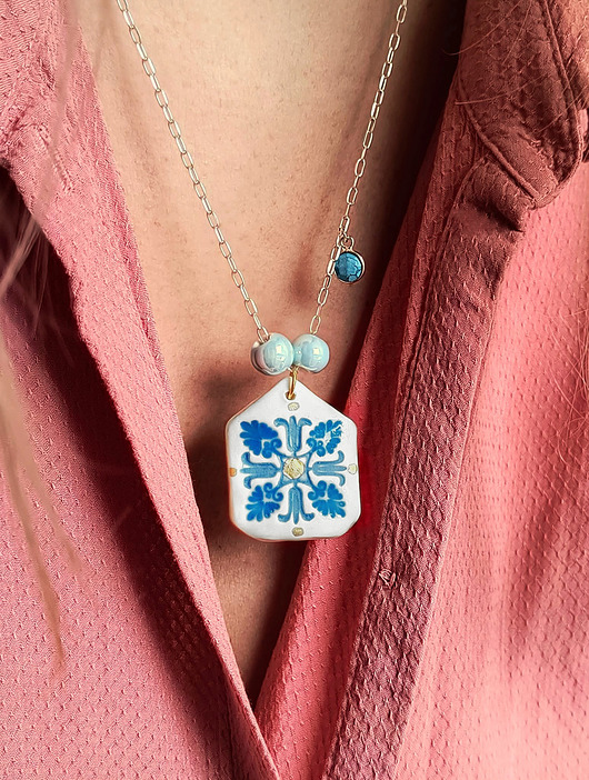 srebrne naszyjniki Naszyjnik srebrny Tulipany Kolekcja Parian